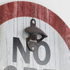 Vintage, Rustic 'No Sober Zone' Bottle Opener & Cap Catcher - 14"